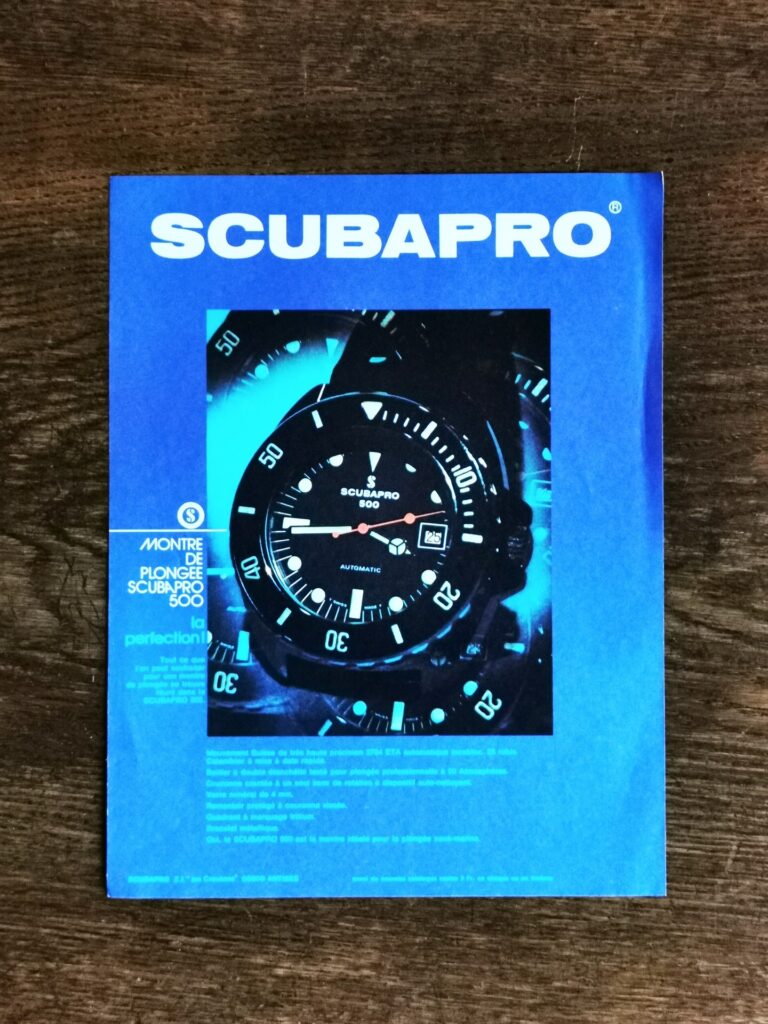 SCUBAPRO Vintage Watch Ad - 1981
