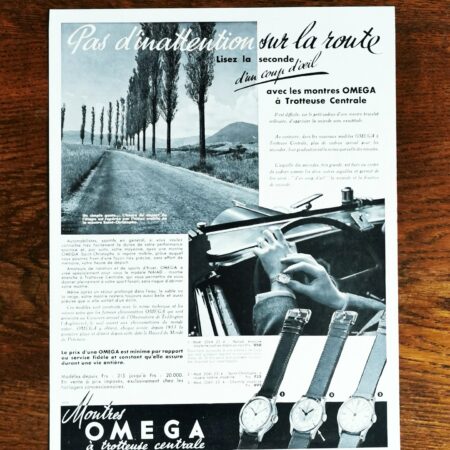 OMEGA Vintage Watch Ad - 1948