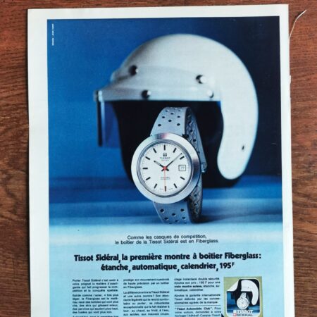 TISSOT SIDERAL Watch Ad - 1971