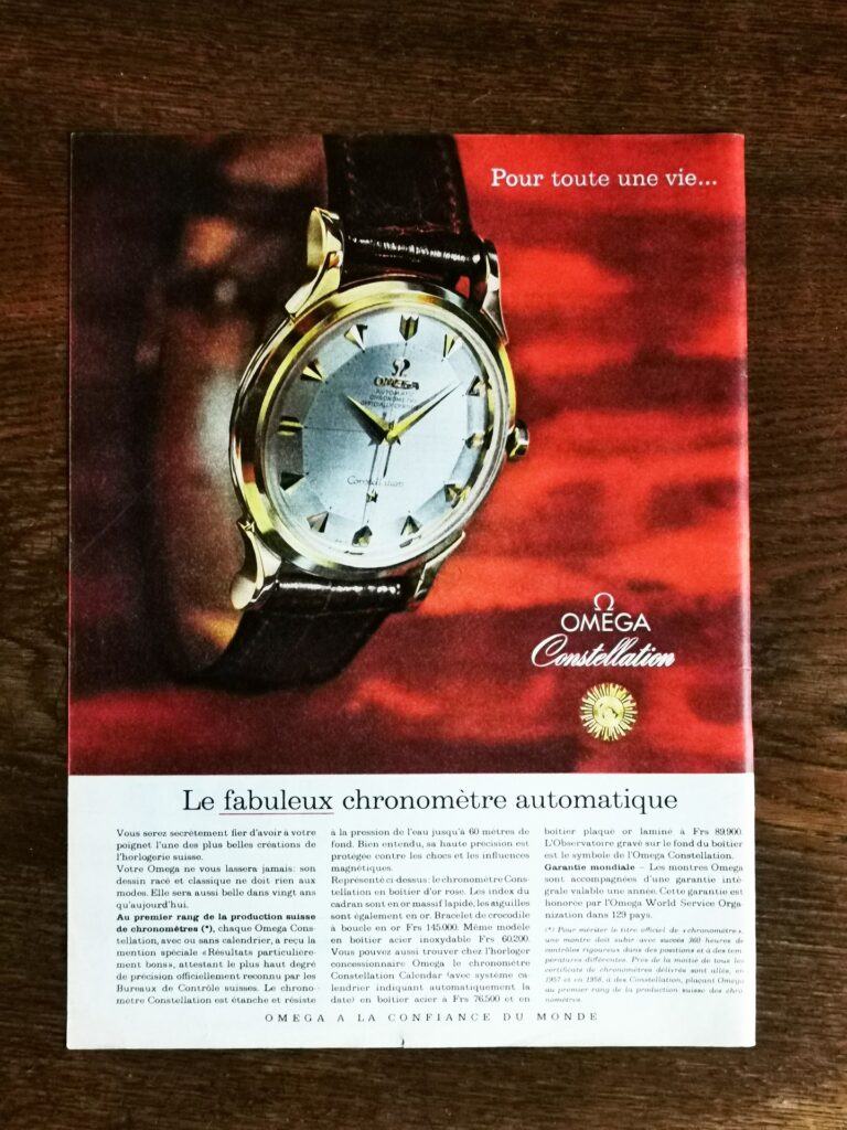 OMEGA Vintage Watch Ad -1946