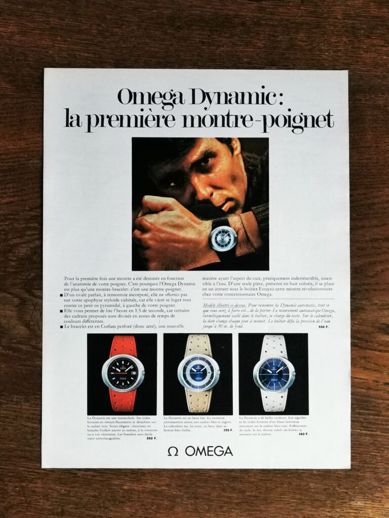 OMEGA Vintage Watch Ad - 1969