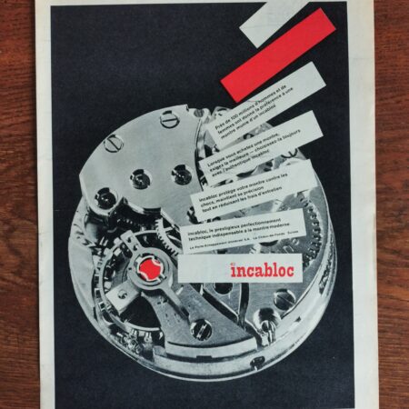 INCABLOC Vintage Watch Ad - 1963