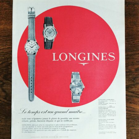 LONGINES Vintage Watch Ad -1952